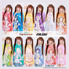 HTML ZERO3 &times; 学園アイドルマスター Joyfull Marching S/S Tee T626画像