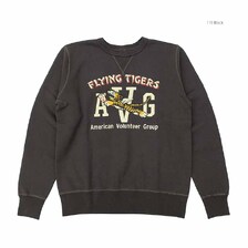 Buzz Rickson's SET-IN CREW NECK SWEAT SHIRT FLYING TIGERS BR69697画像