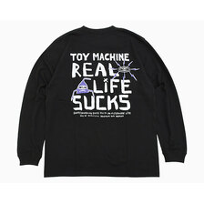 TOY MACHINE REAL LIFE SUCKS LONG TEE TMPGLT2画像
