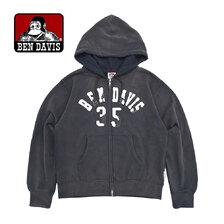 BEN DAVIS 70s Fit Boro Wappen Full Zip Hoodie C-26380020画像