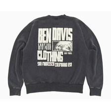 BEN DAVIS Blurred Faded Crew Sweat C-26380010画像