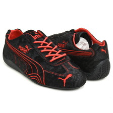 PUMA SPEEDCAT NRG YOTH PUMA BLACK - FOR ALL TIME RED 404590-01画像