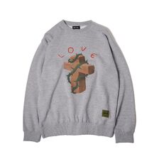 Subciety Thorn cross sweat shirt 152-31118画像
