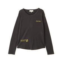 AVIREX WOMAN HONEYCOMB WAFFLE HENLEY 7836130603画像