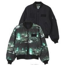 AVIREX &times; FINAL FANTASY VII REMAKE QUILT MA-1 &rdquo;MIDGAR&rdquo; 7836152013画像