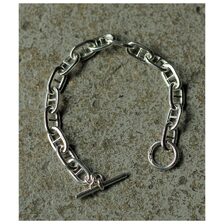 INTERIM ANCHOR CHAIN T-BAR BRACELET ITALIAN SILVER 925 GRAND IT000352画像