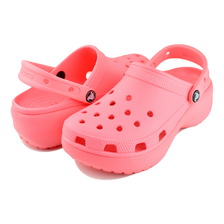 crocs CLASSIC PLATFORM CLOG W GUAVA HV4091-102画像