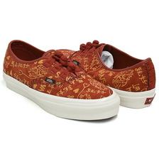 VANS PREMIUM LX AUTHENTIC 44 KNOT BOLIN POPPY EMBER / BROWN VN000Z3UHRU画像