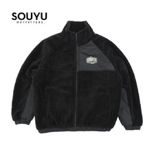 SOUYU OUTFITTERS Wappen Boa Fleece Zip Top F25-SO-03画像