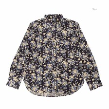 衣櫻 シーチング素材 長袖レギュラーカラーシャツ - 枝垂桜 - SA1744画像