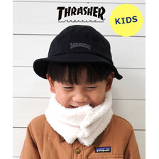 THRASHER キッズ OUTLINE LOGO ウォッシュツイル メトロハット 21TH-H07K画像
