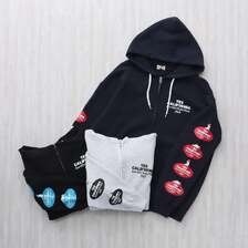 The Endless Summer TES OVAL LOGO SWEAT ZIP PARKA FH-26374301画像