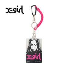 X-girl FACE POSTER RUBBER PASS CASE 105261054017画像