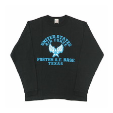 Buzz Rickson's L/S T-SHIRT "U.S. AIR FOSTER A.F.BASE TEXAS" BR69698画像