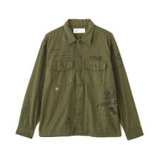 AVIREX AGED LOOK L/S UTILITY SHIRT 7836120006画像