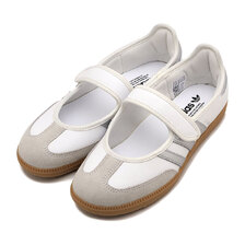 adidas Originals SAMBA JANE W FTWR WHITE/SILVER METALLIC/GUM KJ3785画像