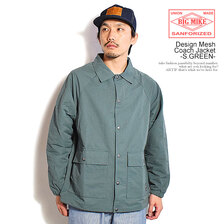 BIG MIKE Design Mesh Coach Jacket 102616500画像