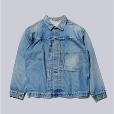 INTERIM SHABBY HEAVY KIBATA SHUTTLE HYPER BIG WWII "1ST" DENIM JACKET IT26S049画像