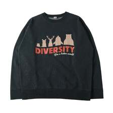 BARNS Pigment Dye Athletic Crewneck Print Sweatshirt DIVERSITY BR-25463画像