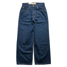 NEO BLUE Stone Dark Blue Super Baggy Jeans画像