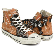 CONVERSE ALL STAR AGED 87 HC HI STRANGER THINGS 5 BLEACHED BLAC 31317090画像