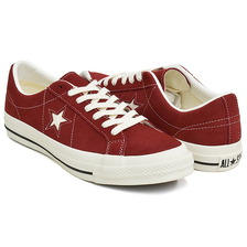 CONVERSE ONE STAR SUEDE BURGUNDY 33702560画像