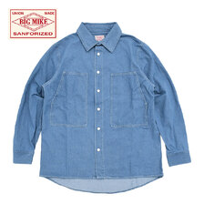 BIG MIKE Denim Utility Long Sleeve Shirt 102615350画像