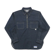 UNION HERCULES MADE ハーフZIPシャツ ノンウォッシュ HE251S03_10画像