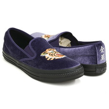 CONVERSE ALL STAR KUNGFU SLIP-ON ROYAL PURPLE / BLACK 31317180画像