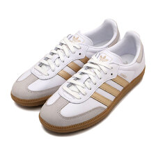 adidas Originals SAMBA OG CLOUD WHITE / WONDER GOLD MET. / GREY ONE IH9127画像