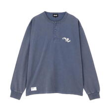 Schott PLENTY TOUGH EMB. HENLEY LS T-SHIRT 7826130002画像