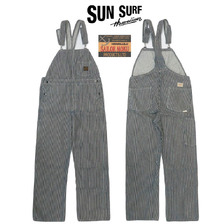 SUN SURF SAILOR MOKU PRODUCTS "12.5oz HICKORY STRIPE OVERALLS" SM42653画像