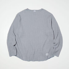 RADIALL BIG WAFFLE - BOAT NECK T-SHIRT L/S RAD-BWF001画像