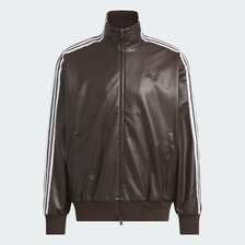 adidas Originals Pleather 3S Track Top Aurora Coffee KQ5473画像
