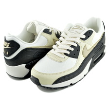 NIKE WMNS AIR MAX 90 sail/fossil-blk-desert khaki IM3110-100画像