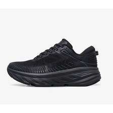 HOKA W BONDI 7 BLACK/BLACK 1110519-BBLC画像