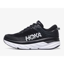 HOKA BONDI 7 BLACK/WHITE 1110518-BWHT画像