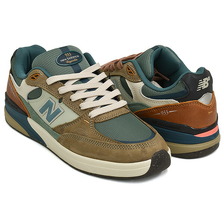 new balance NUMERIC NM933ORI BROWN / GREEN画像