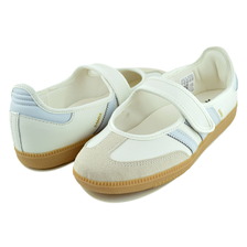 adidas SAMBA JANE SHOES CLOWHI/GUM3/HALBLU JR7339画像