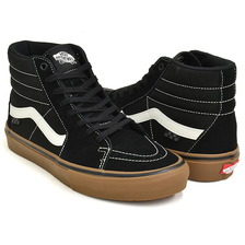 VANS SKATE SK8-HI BLACK / GUM / WHITE VN0A5FCCB9K画像