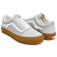 VANS SKATE OLD SKOOL CREPE LIGHT GRAY / GUM VN000EDNBH9画像