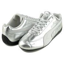 PUMA SPEEDCAT SILVER WNS FEATHER GREY-PUMA BLACK 406881-01画像