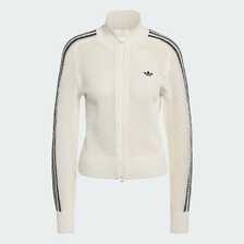 adidas Originals KNITTED CROCHET FIREBIRD TRACK TOP OFF WHITE KC6496画像