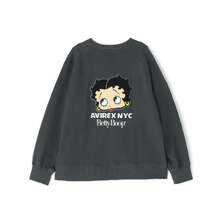 AVIREX &times; Betty Boop CREW NECK SWEAT 7836132601画像