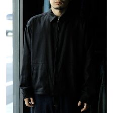 INTERIM SILK LINEN HYPER BIG SHORT DRIZZLER JACKET IT26S002画像