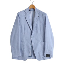 TAGLIATORE SINGLE 2B JACKET COTTON-LINEN G-LIGHT12K-740020画像