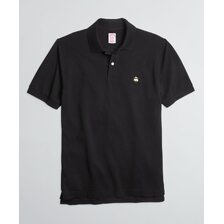 Brooks Brothers KNT SS SUPIMA STRETCH POLO ORG 100174363画像