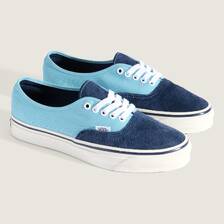 VANS PREMIUM AUTHENTIC REISSUE 44 SUEDE/CANVAS DRESS BLUE/AQUATIC BLUE VN000EBNICO画像