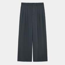 MARKAWARE TRIPLE PLEATED WIDE TROUSERS -ORGANIC WOOL 2/80 TROPICAL- A26A15PT03C画像