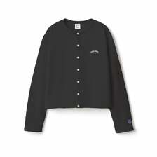 Orcival Women's Light French Terry Crew Neck Cardigan OR-C0435-MAZ画像